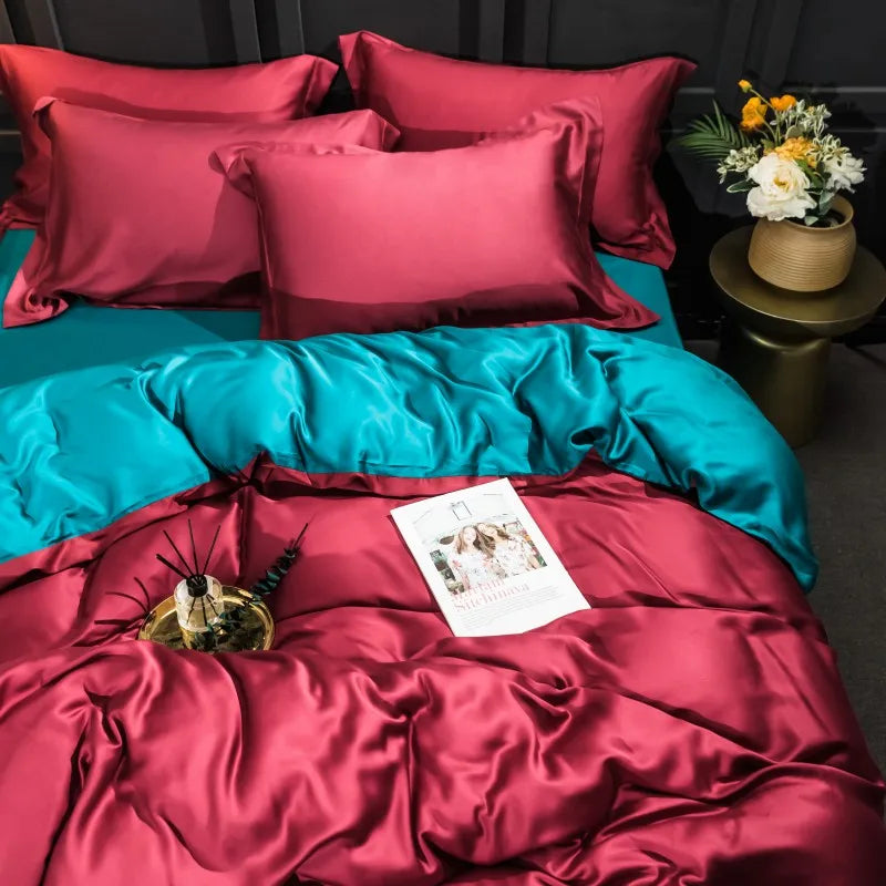 THL1048 Fresh & Simple Style Bedding Set Crisp and Elegant Bed Sheet Set for Modern Comfort