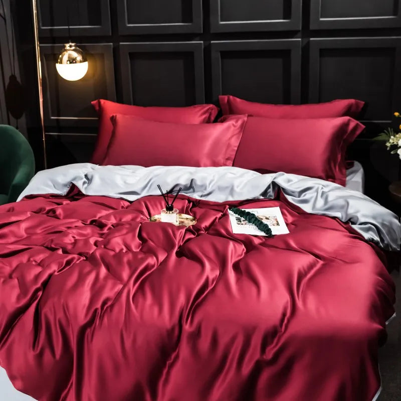 THL1048 Fresh & Simple Style Bedding Set Crisp and Elegant Bed Sheet Set for Modern Comfort