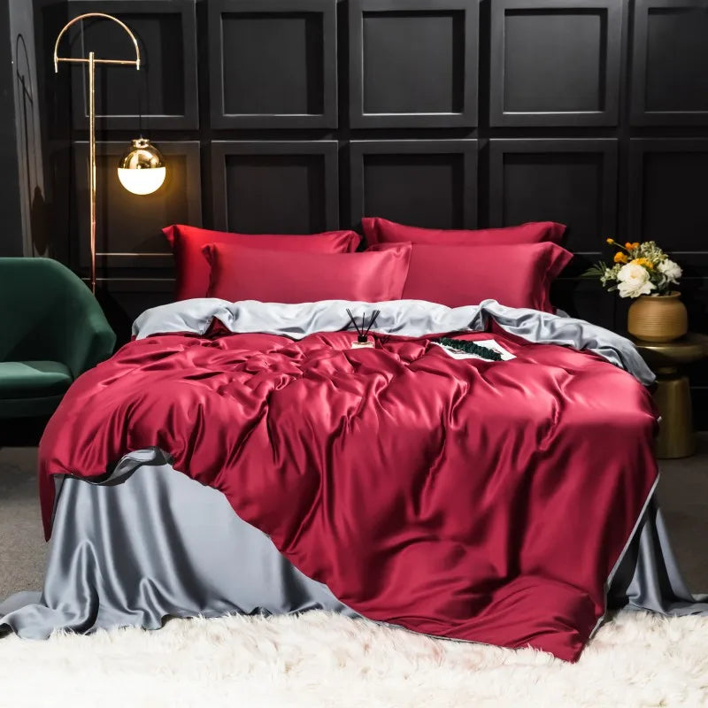 THL1048 Fresh & Simple Style Bedding Set Crisp and Elegant Bed Sheet Set for Modern Comfort