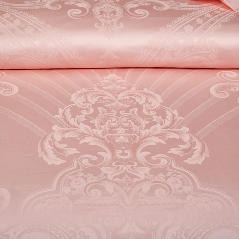 THL1080 Vintage Jacquard Egyptian Cotton Bedding Set Classic and Luxurious