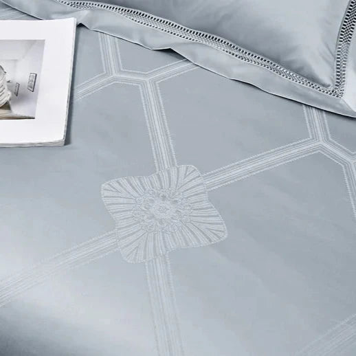 THL1081 Vintage Jacquard Egyptian Cotton Bedding Set Classic and Luxurious