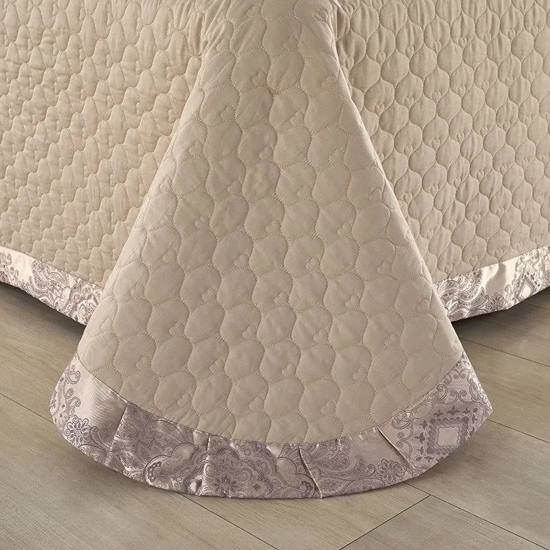 THL1104 Juego de cama con bordado elegante en satén Jacquard Royal Gong