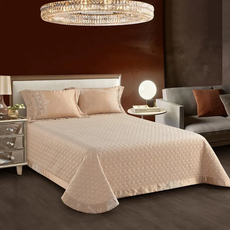 THL1104 Juego de cama con bordado elegante en satén Jacquard Royal Gong