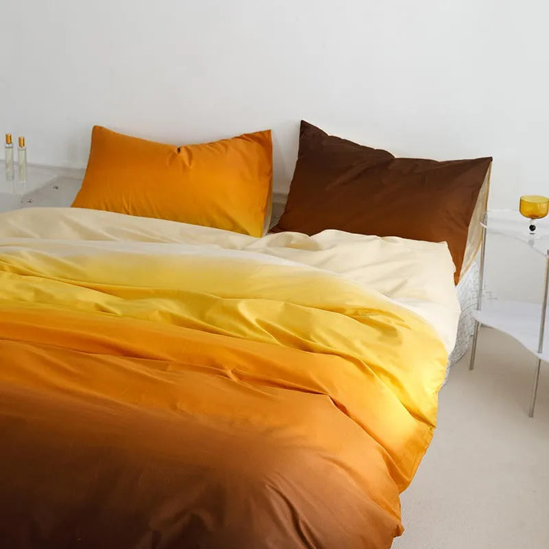 THL1003 Gradient Colorful Bedding Set Collection