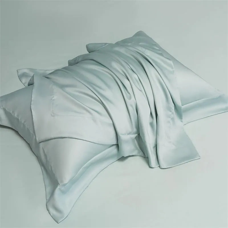 THL1143 Solid Plain Color Eucalyptus Lyocell Duvet Cover & Sheet