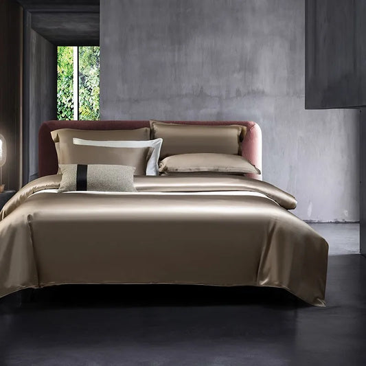 THL1054 100% Mulberry Silk Bedding Set Ultra-Soft and Luxurious Nature Silk for Ultimate Comfort