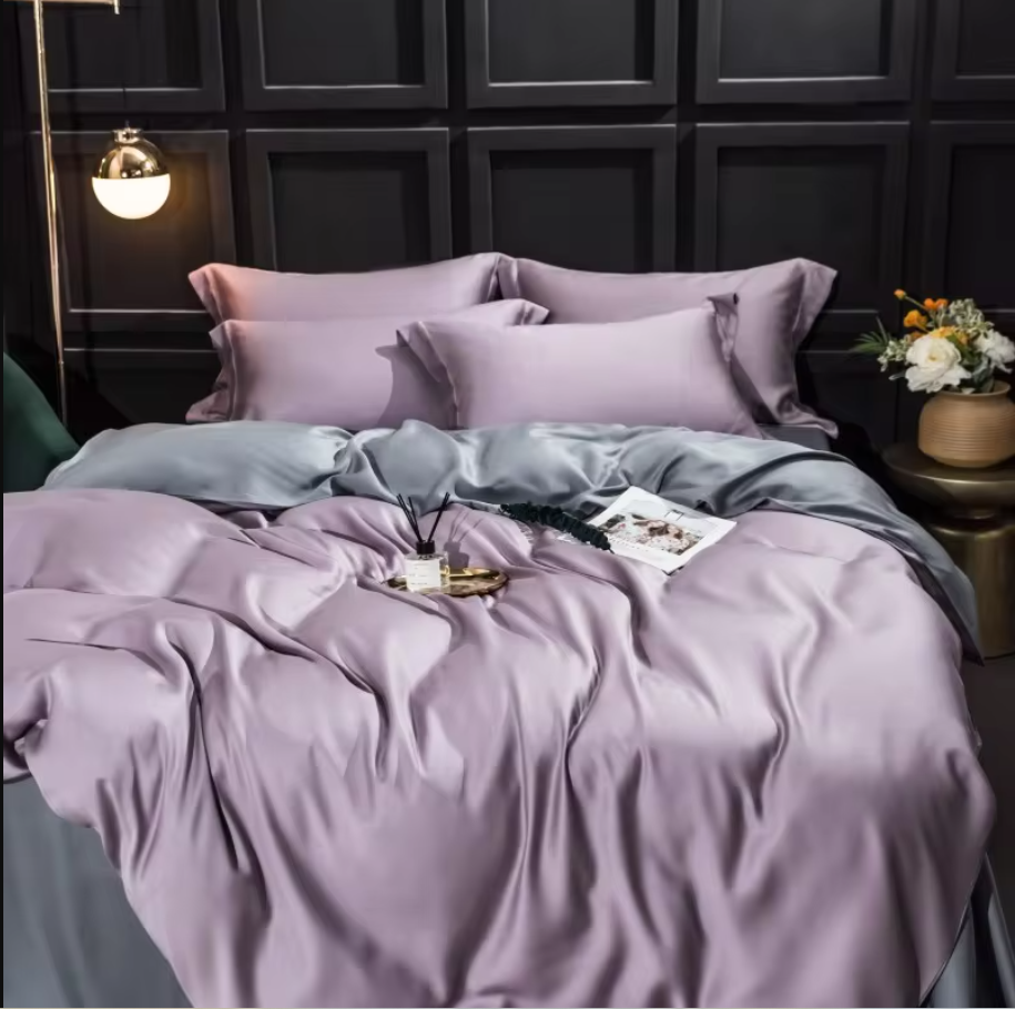 THL1048 Fresh & Simple Style Bedding Set Crisp and Elegant Bed Sheet Set for Modern Comfort