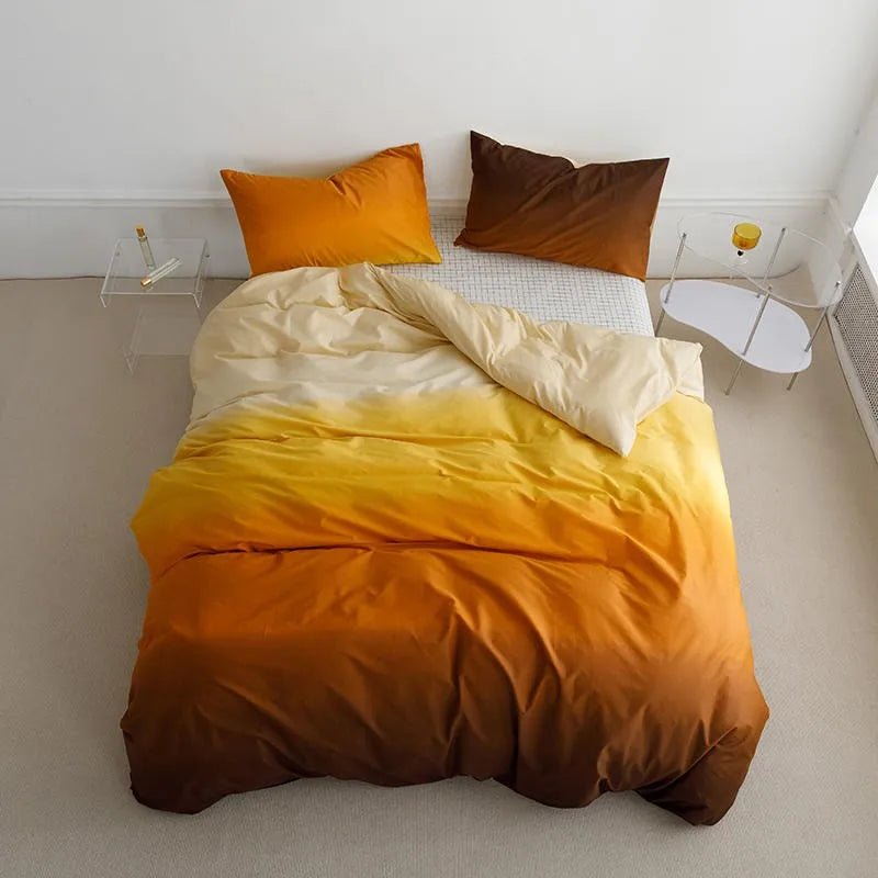 THL1003 Gradient Colorful Bedding Set Collection